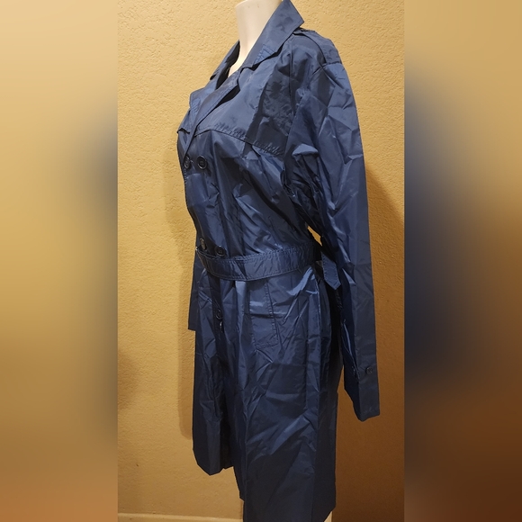 Astorone rain trench coat sz M - Picture 3 of 4